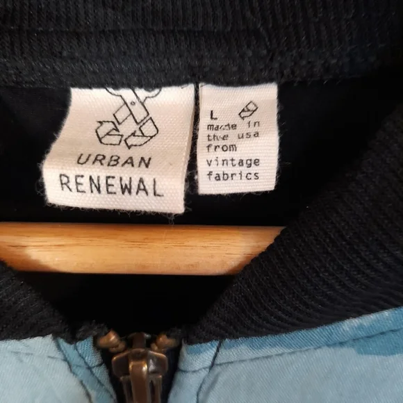 Vintage Urban Renewal Reworked Windbreaker Shell Jacket - Picture 2 of 4